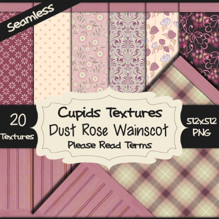 20 DUST ROSE WAINSCOT WALLPAPERS